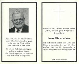 Hinterlechner Franz Telfes