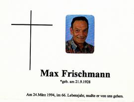 Frischmann Max Tischlermeister Telfes