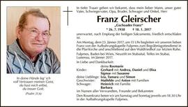 Gleirscher Franz Gschoader Fulpmes