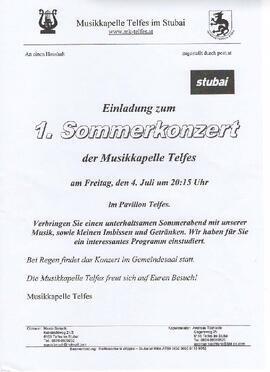 Erstes Sommerkonzert Telfes