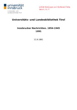 Universität Innsbruck-Brandbericht Telfes