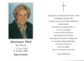 Mair Marianne geb Watzek Fulpmes
