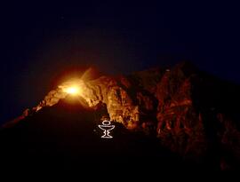 Telferberg Feuer Herzjesu