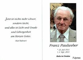 Paulweber  Franz  Baumeister  Fulpmes