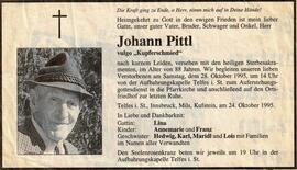 Pittl  Johann  vulgo  Kupferschmied  Telfes