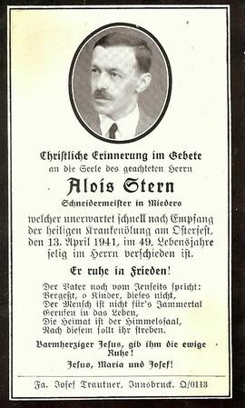 Stern Alois Schneider Mieders