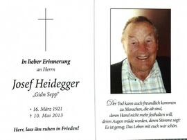 Heidegger Josef Gidn Sepp Trins