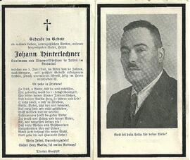 Hinterlechner Johann Kaufmann Saegewerk Telfes
