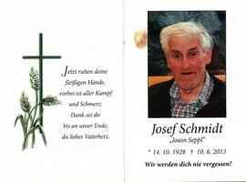Schmidt Josef vulgo Joasn-Seppl Telfes