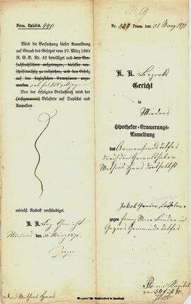 Hypothek Armenfonds-Jakob Greier Loiseler
