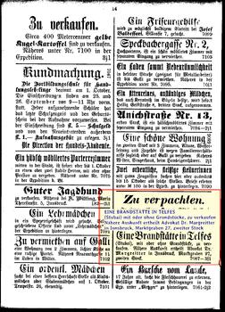 Verkauf einer Brandstätte Telfes