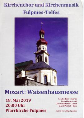 Waisenhausmesse-Kirchenchor-Kirchenmusik Fulpmes-Telfes