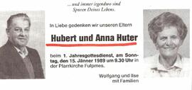 Huter Hubert und Anna Huter geb Span Fulpmes