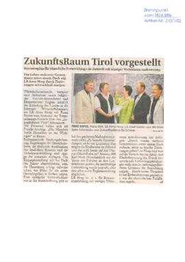 ZukunftsRaum Tirol vorgestellt
