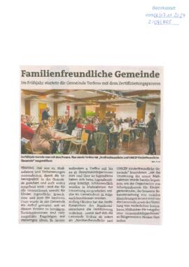 Familienfreundliche Gemeinde