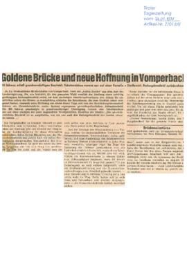 Goldene Brücke und neue Hoffnung in Vomperbach gegen Schotterabbau