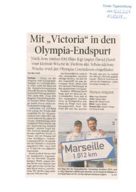 Mit "Victoria" in den Olympia - Endspurt