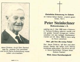 Steinlechner Peter, Molkereimeister, Umlberg