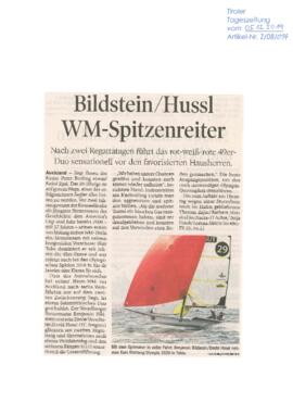 Bildstein/Hussl WM-Spitzenreiter
