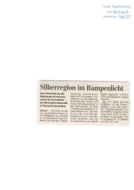 Silberregion im Rampenlicht