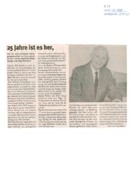 25 Jahre ist es her - Rennanzüge von Sepp Reinalter