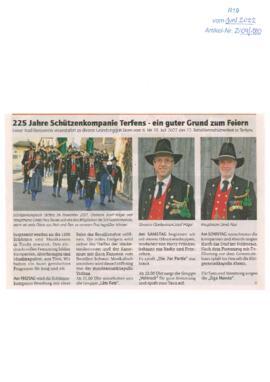 225 Jahre Schützenkompanie Terfens