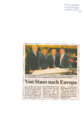 Von Stans nach Europa; Einweihung der neuen Zentrale von Travel Europe in Stans