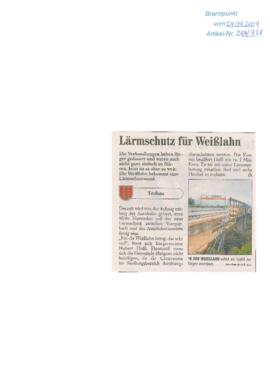 Lärmschutz für Weißlahn