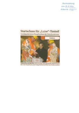 Startschuss für "Luise-Tunnel"