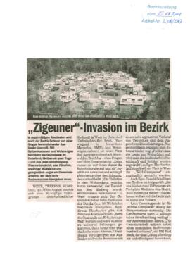 &quot;Zigeuner&quot;-Invasion im Bezirk