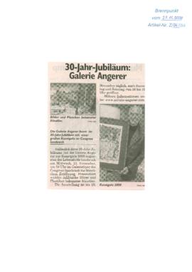 30-Jahr-Jubiläum: Galerie Angerer