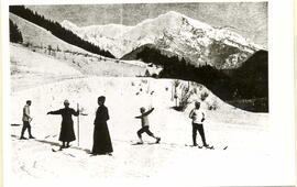 Anfang des Wintersports, 1900