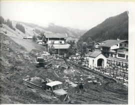 Baubeginn des neuen Friedhofes in Tux 1978