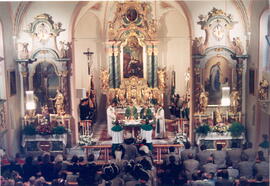 Pfarrer Empfang am 8. September 1990.