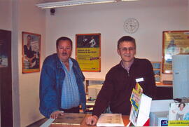 Zwei Postchefs in Hintertux: Franz Josef -Haag und Markus Klausner.
