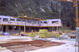 Bau der neuen Talstation in Hintertux mit Tiefgarage