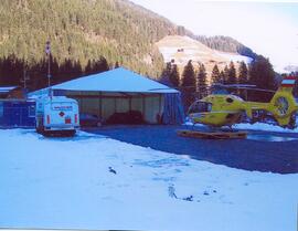 Der Hubschrauber ALPIN 5 ist wieder stationiert - von November bis Ende April