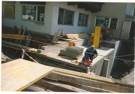 Umbau der Raiffeisenbank Tux, Juli 1993