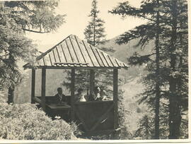 Fuchsegg Aussicht, erbaut vom Verschönerungsverein Tux 1927