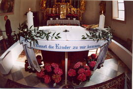 Erstkommunion in Tux - der Altar