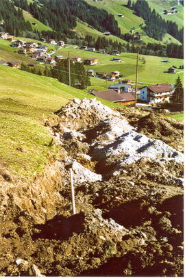Bau der Wasserleitung Gemais - Vorderlanersbach /2