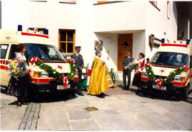Weihe der ROT - KREUZ - Autos und des Heimes am 10. Juli 1994