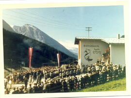 Einweihung der Bergbahn Eggalm im Sommer 1963