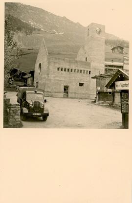 Sprengung der Dollfußkirche in Hintertux 1940