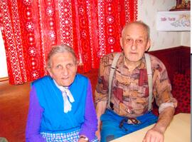 Kassian Wechselberger, Plattner - 85. Geburtstag mit seiner Frau Liesl