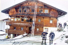 Großbrand in Vorderlanersbach