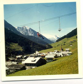 Einweihung der Bergbahn Eggalm im Sommer 1963