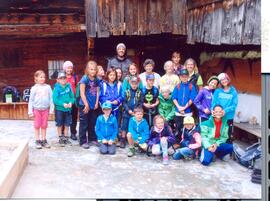 Besuch der Kinder-Wandergruppe des Naturparkes mit