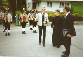 Pfarrer Empfang am 8. September 1990.