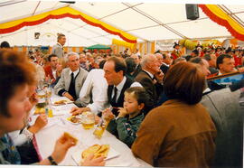 7o - Jahr - Feier September 1996; Im Festzelt - 2